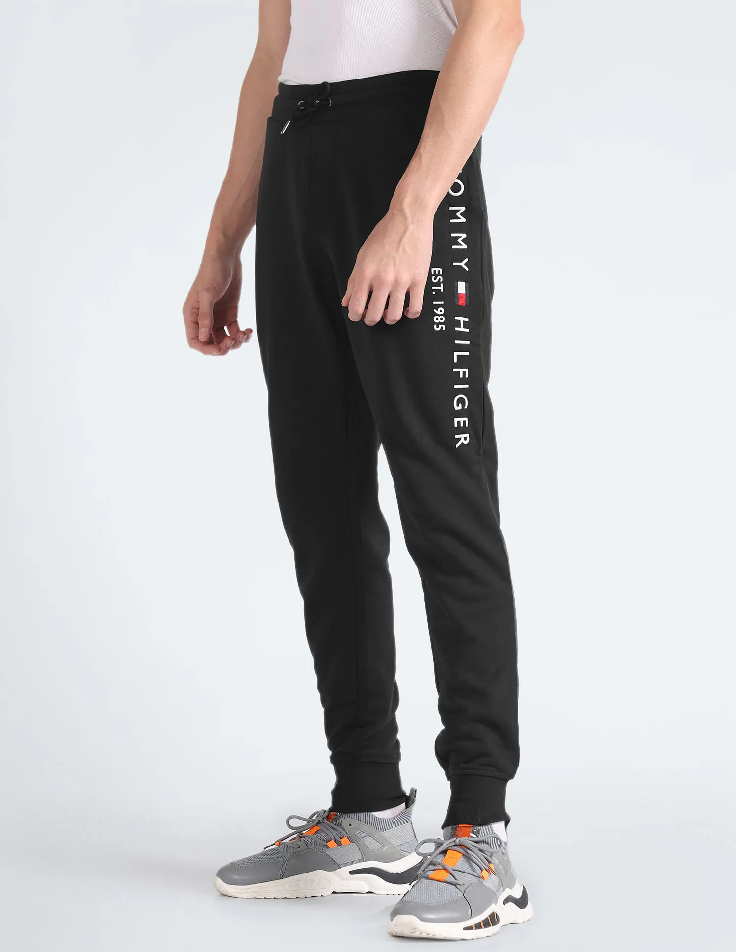 Tommy Hilfiger Mid Rise Transitional Cotton Joggers