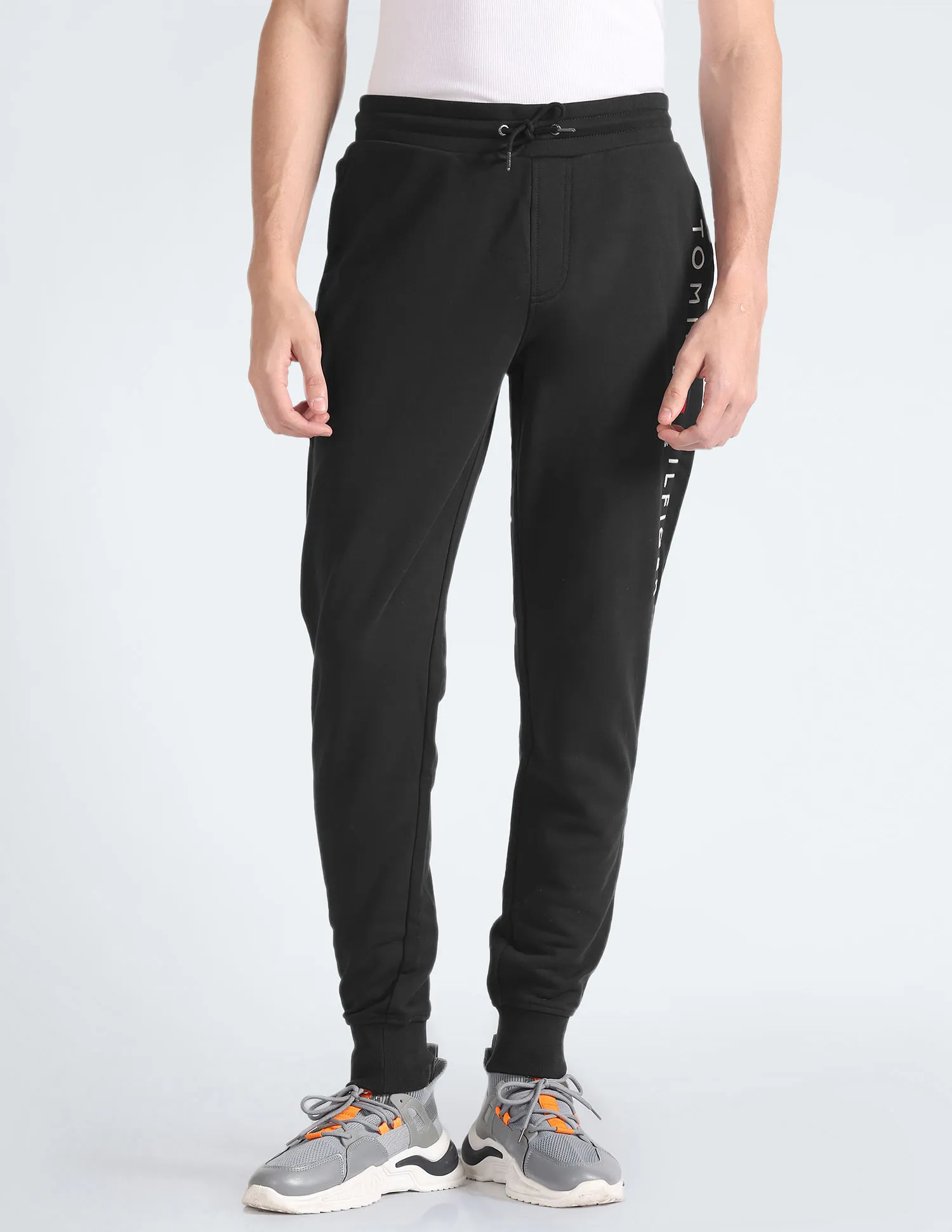 Tommy Hilfiger Mid Rise Transitional Cotton Joggers