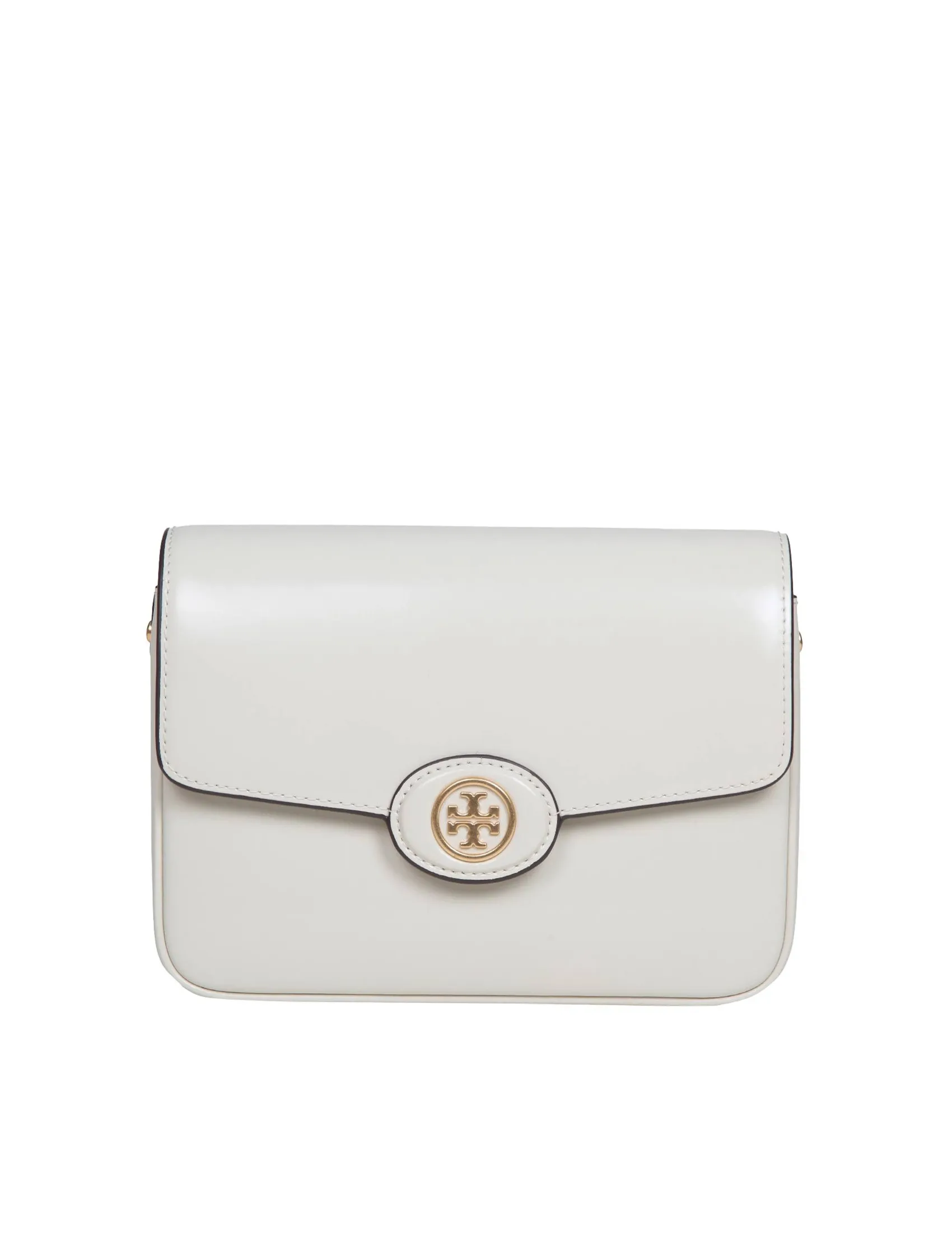 TORY BURCH ROBINSON BAG IN BRUSHED LEATHER COLOR BUTTER