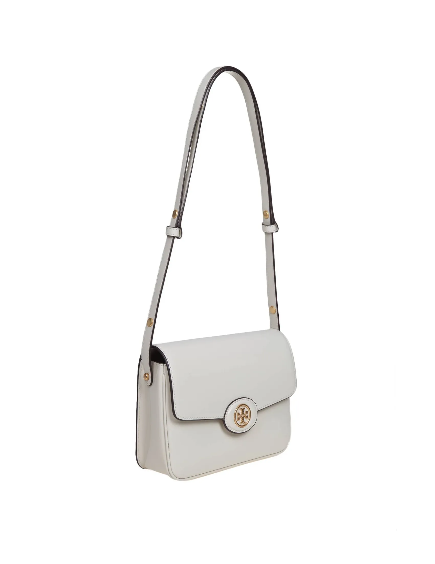 TORY BURCH ROBINSON BAG IN BRUSHED LEATHER COLOR BUTTER