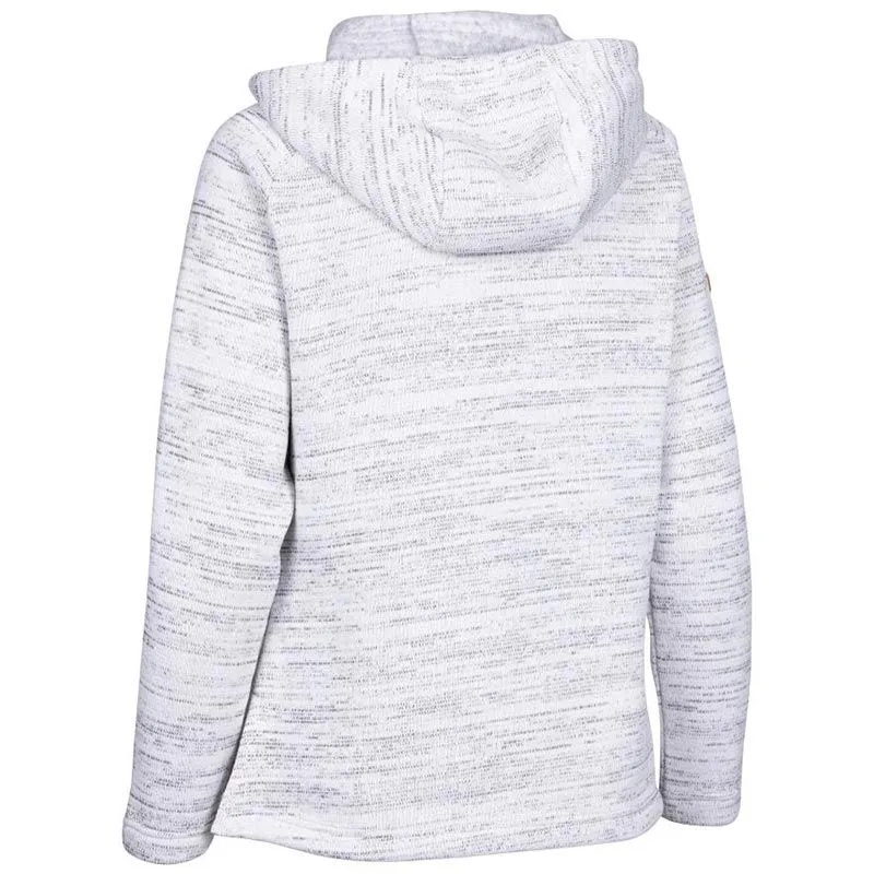 Trespass Women's Shamshoo 1/4 Zip Hoodie Softstone Marl