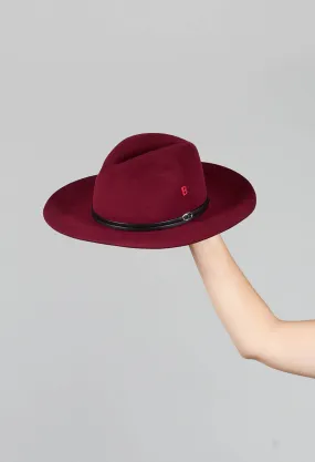 Tuileries Hat in Burgundy