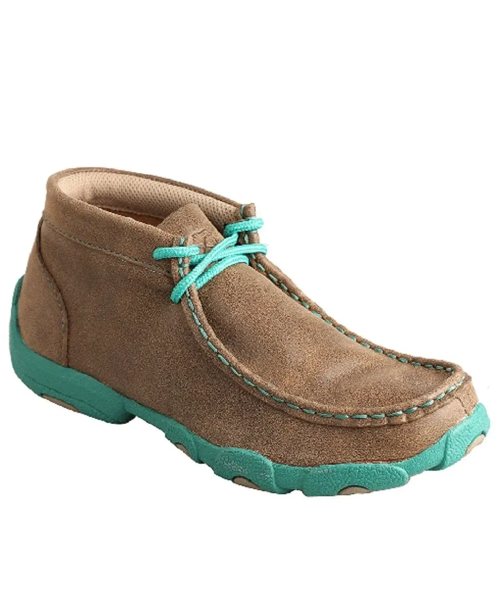 Twisted X Kids' Turquoise Bomber Driving Moc