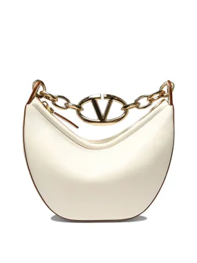 Valentino Garavani    Valentino Garavani Mini V Logo Moon Shoulder Bag