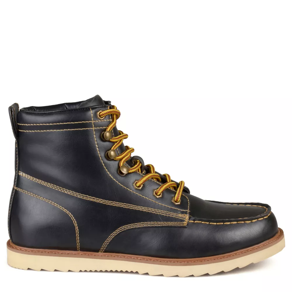 VANCE CO  MENS WYATT LACE-UP BOOT