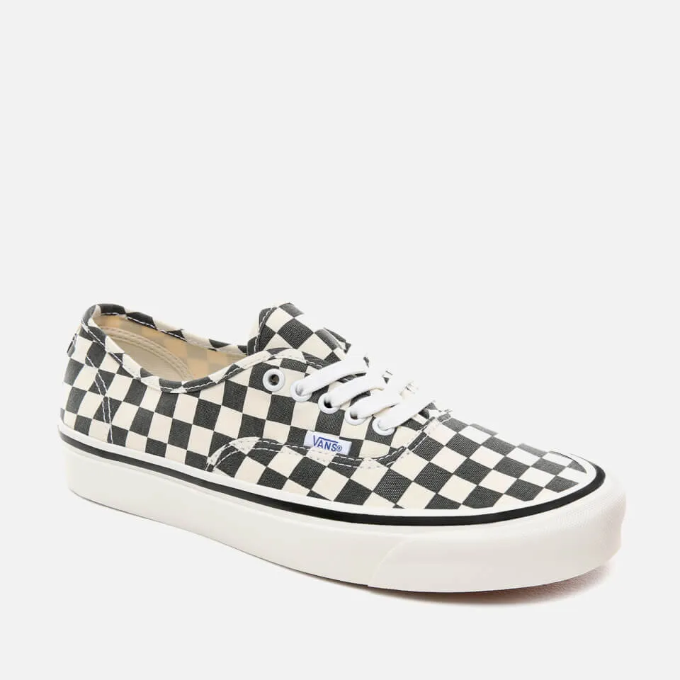 Vans Anaheim Authentic 44 Dx Trainers - Black/Check - UK 3 | Coggles