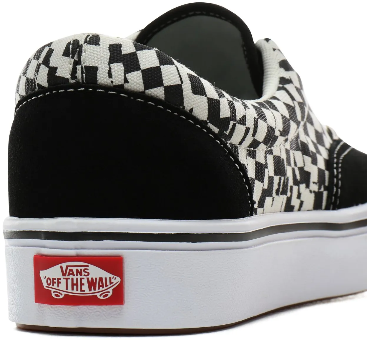 Vans ComfyCush Era Tear Check Black/True White