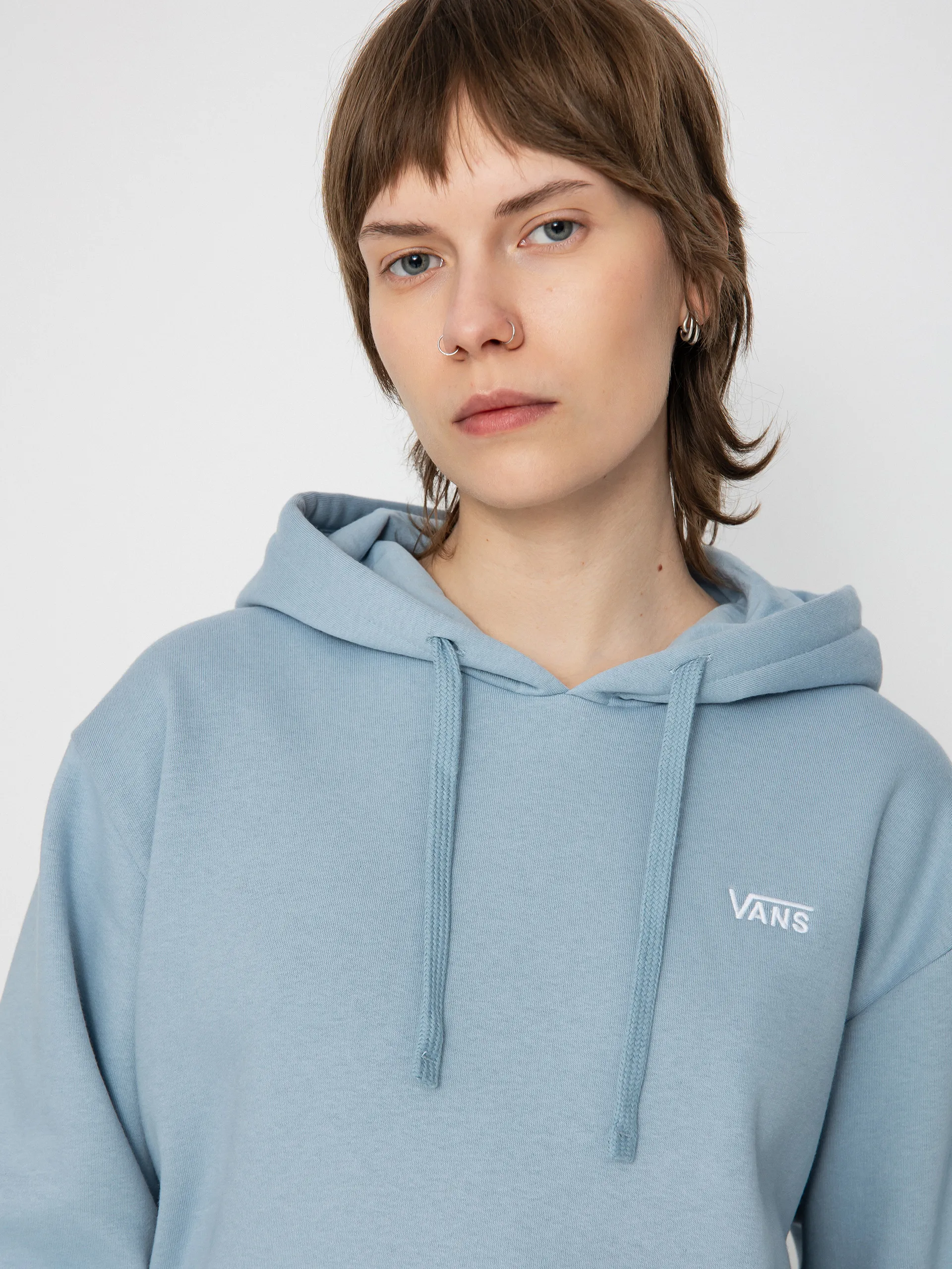 Vans Flying V Bff HD Emea Wmn Hoodie (flying v dusty blue)