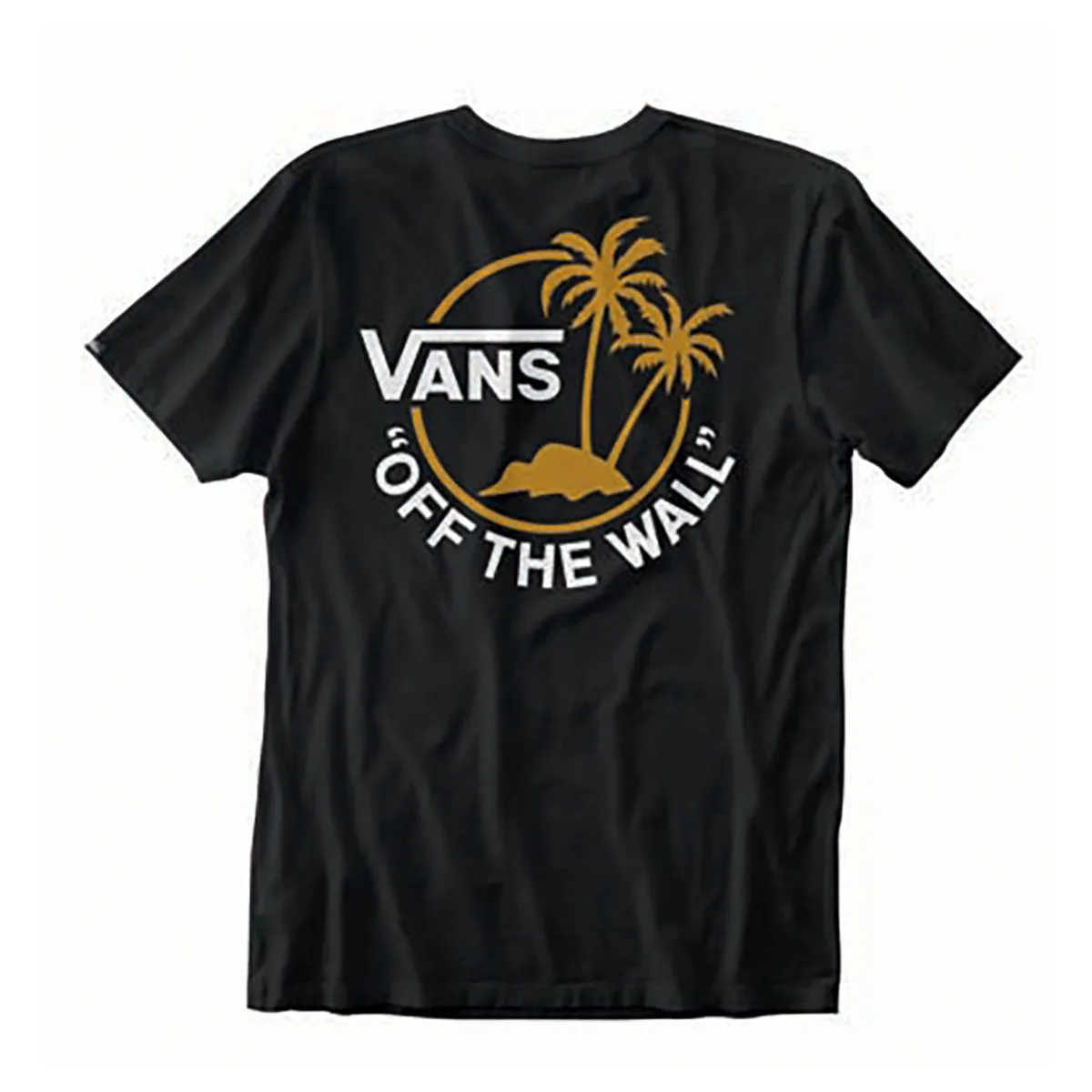 Vans Men's Mini Dual Palm Tee - Black/Yellow