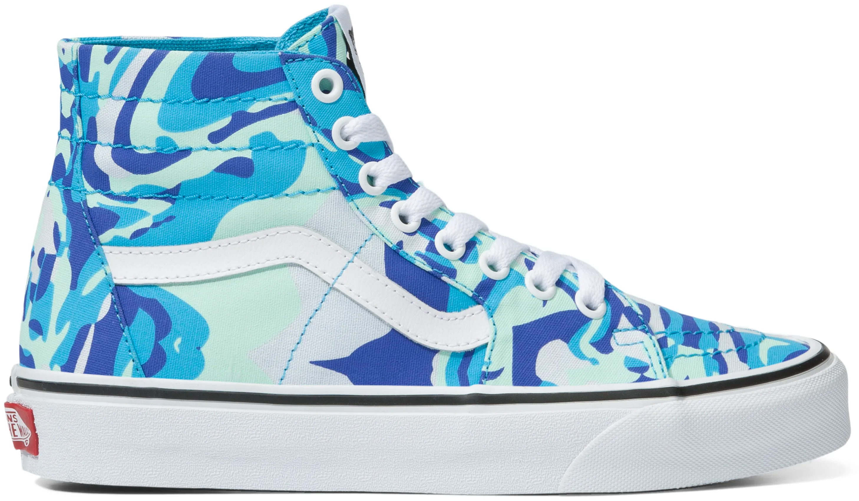 Vans Sk8-Hi Tapered Bright Vibrations Blue/True White