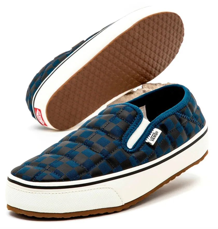 Vans Slip-Er Checkerboard Gibraltar Sea/Marshmallow