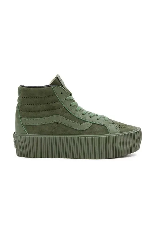 Vans sneakers Premium Standards Sk8-Hi Reissue 38 Platform green color VN000CNFARM1