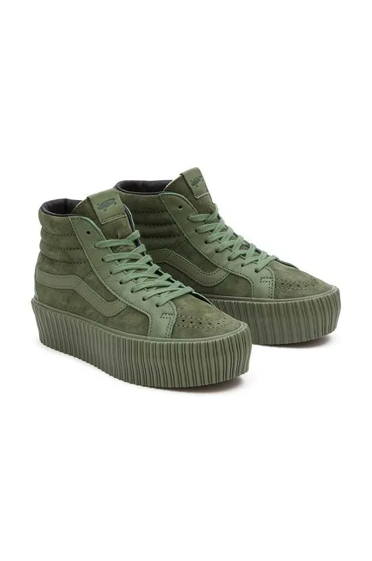 Vans sneakers Premium Standards Sk8-Hi Reissue 38 Platform green color VN000CNFARM1