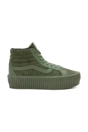 Vans sneakers Premium Standards Sk8-Hi Reissue 38 Platform green color VN000CNFARM1