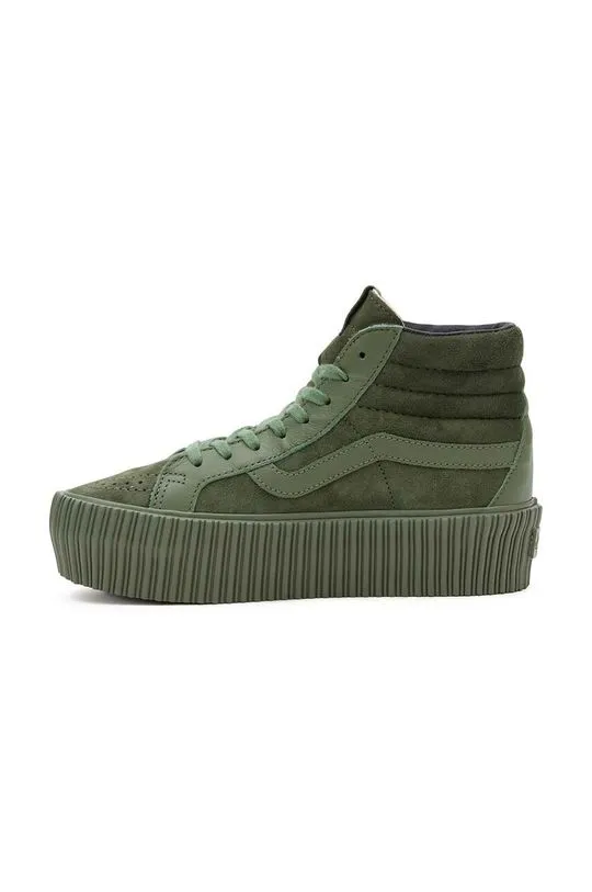 Vans sneakers Premium Standards Sk8-Hi Reissue 38 Platform green color VN000CNFARM1