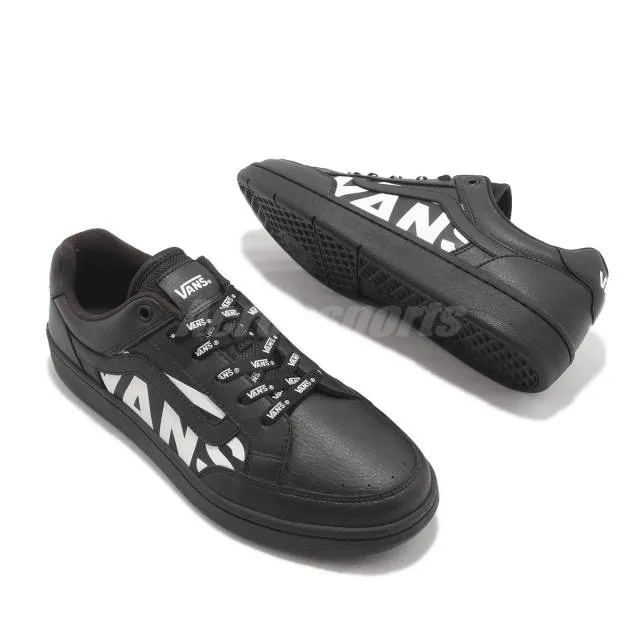 Vans V2960 Logo Superb Black White Men Unisex Casual Lif...