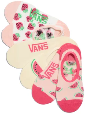 Vans Womens Canoodle Sock Chintz Rose (Women's 6.5-10, 3 Pack)