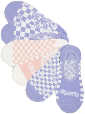 Vans Womens Canoodle Sock Fairlands Sweet Lavender (W 6.5-10, 3 Pk)