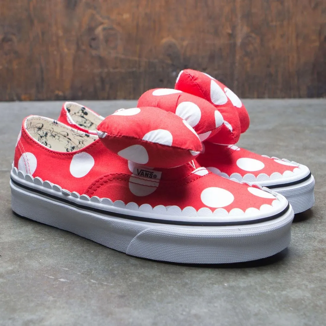 Vans x Disney Women Authentic Gore - Minnie Mouse Bow (red)