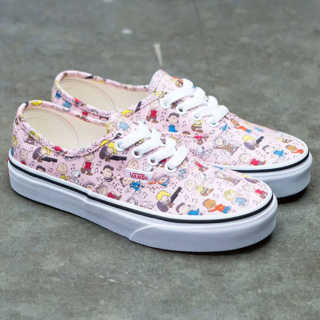 Vans x Peanuts Big Kids Authentic - Dance Party (pink)