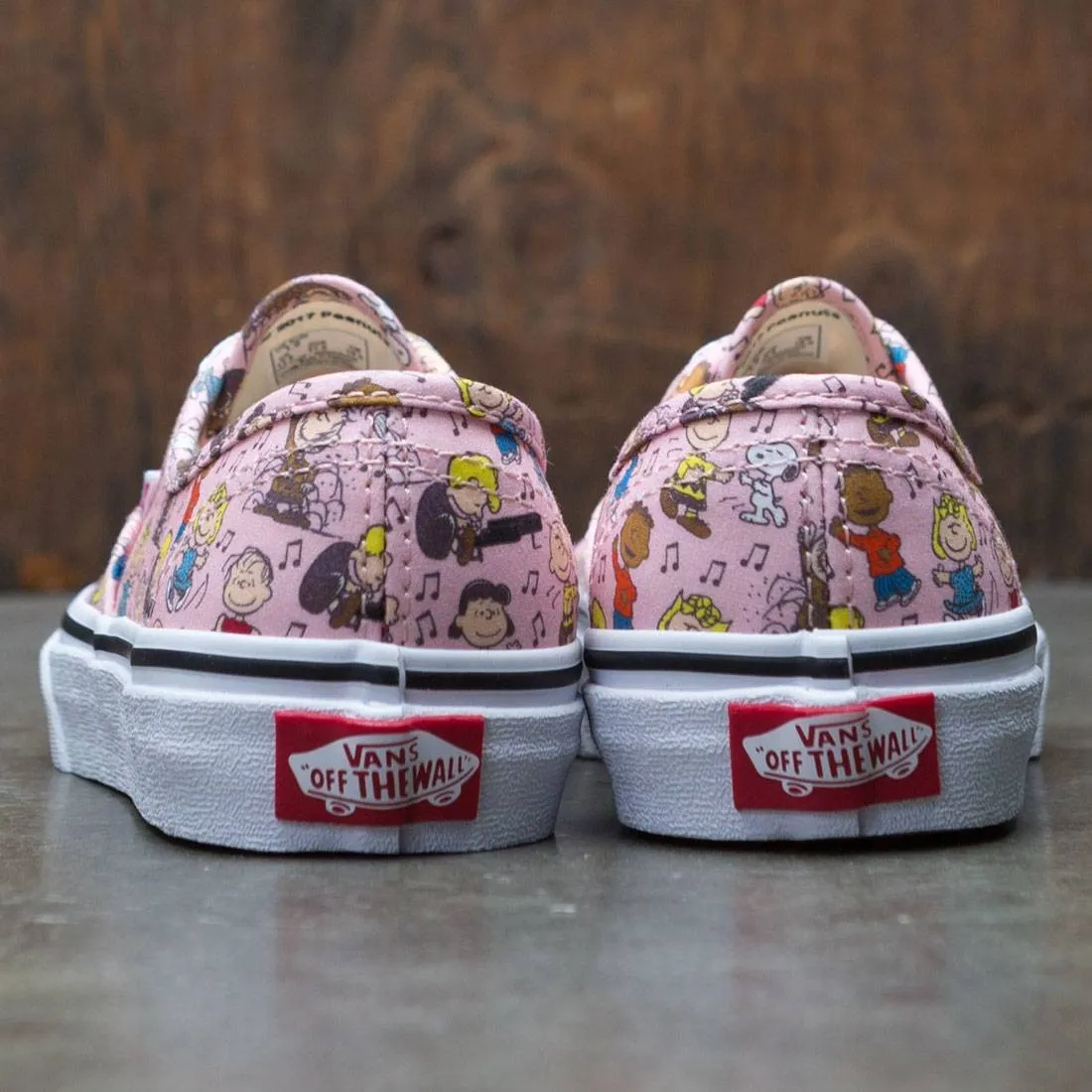 Vans x Peanuts Big Kids Authentic - Dance Party (pink)