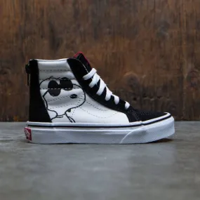 Vans x Peanuts Big Kids Sk8-Hi Zip - Joe Cool (black)