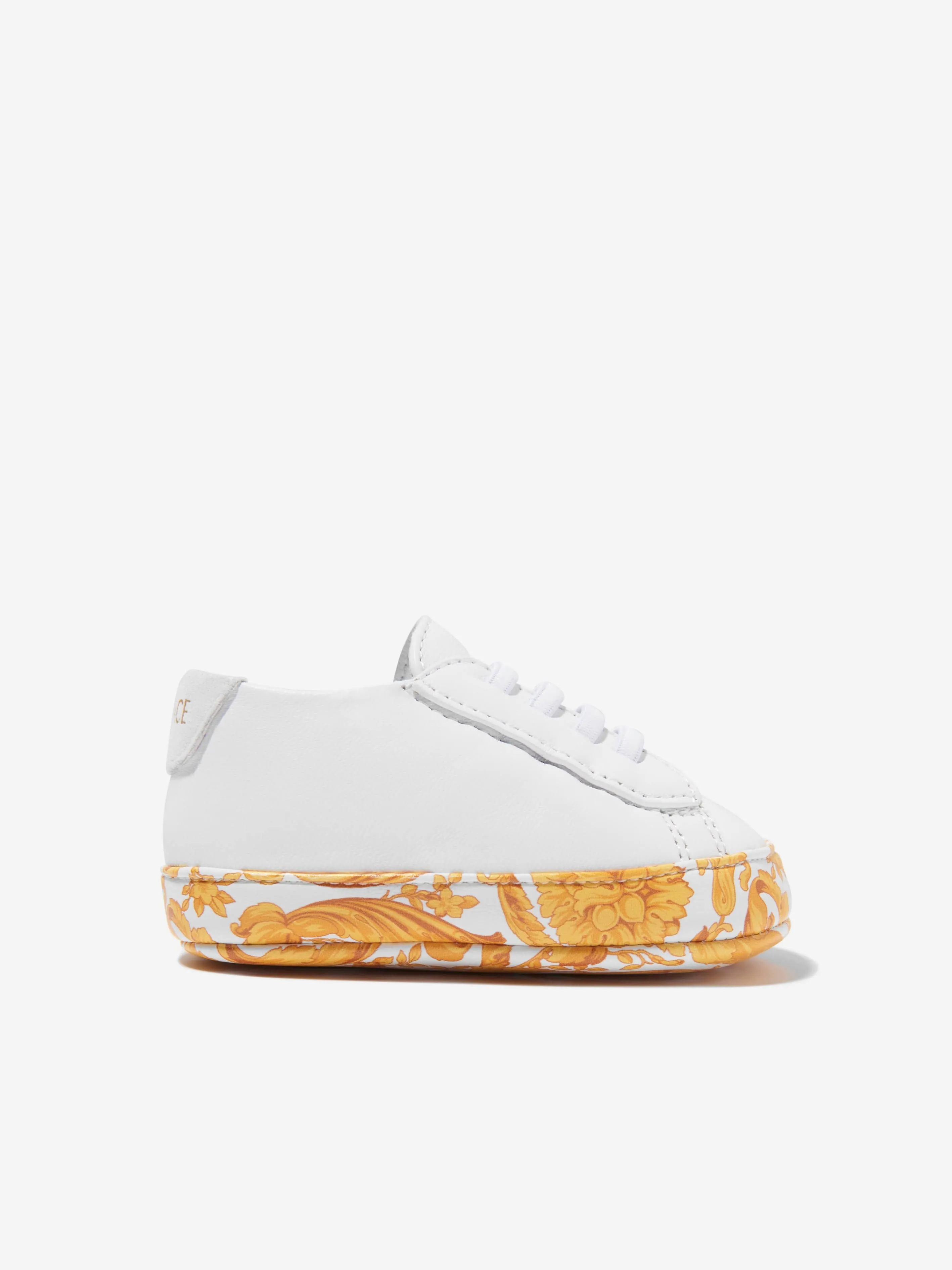 Versace Baby Barocco Trainers in White