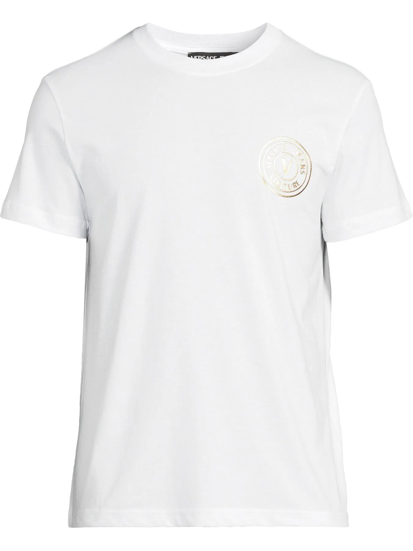 Versace Jeans Couture V Emblem FoilSlim Fit T-shirt - White