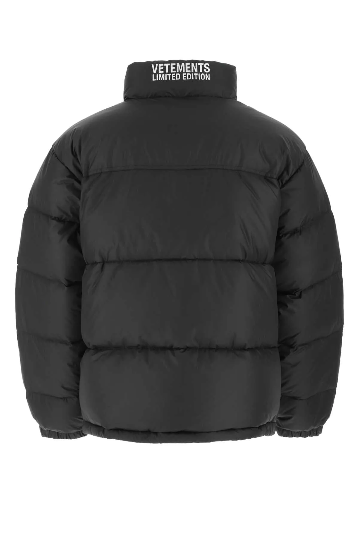 Vetements Logo Patch Zip-Up Puffer Jacket