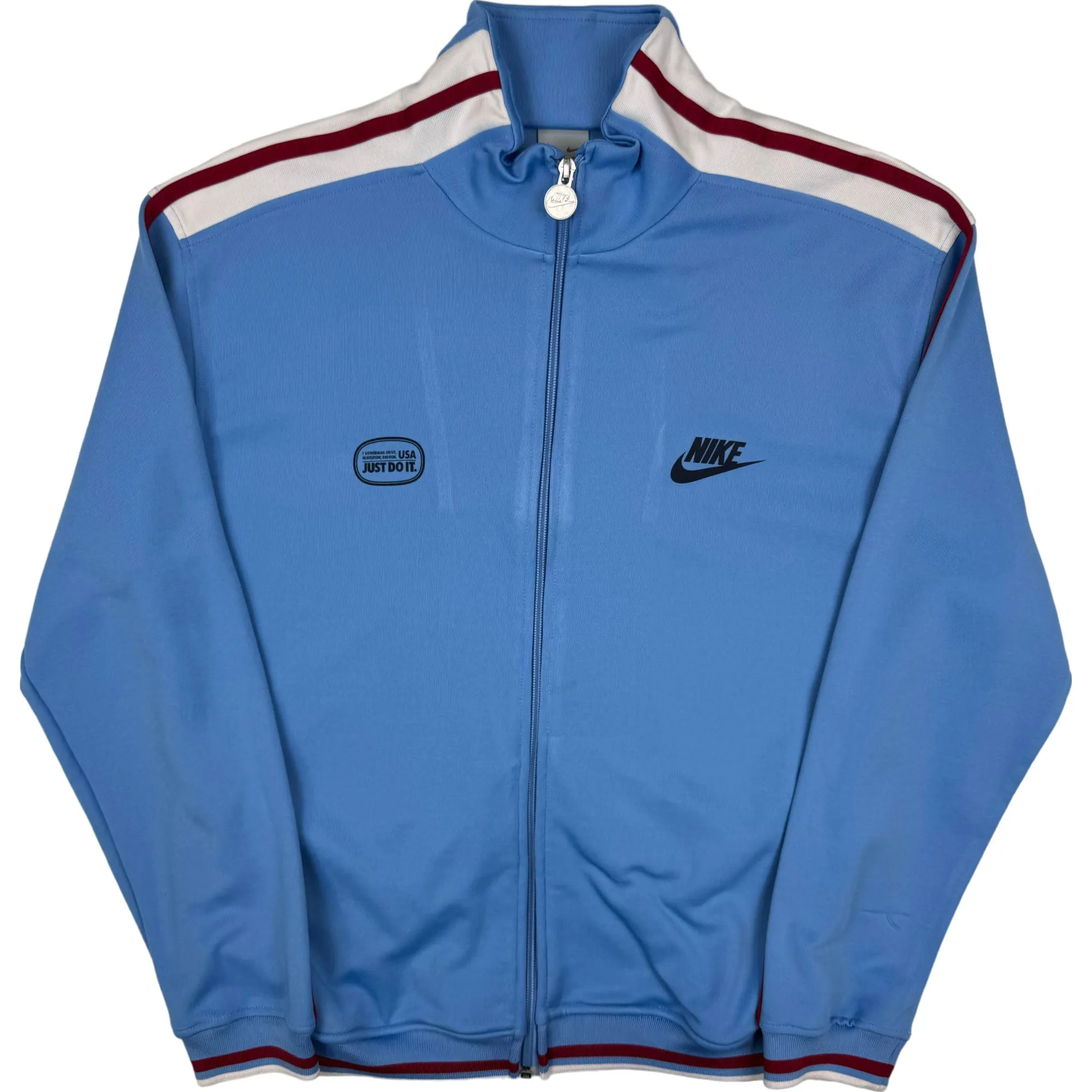 Vintage 00's Nike Just Do It Full-Zip Track Jacket Blue