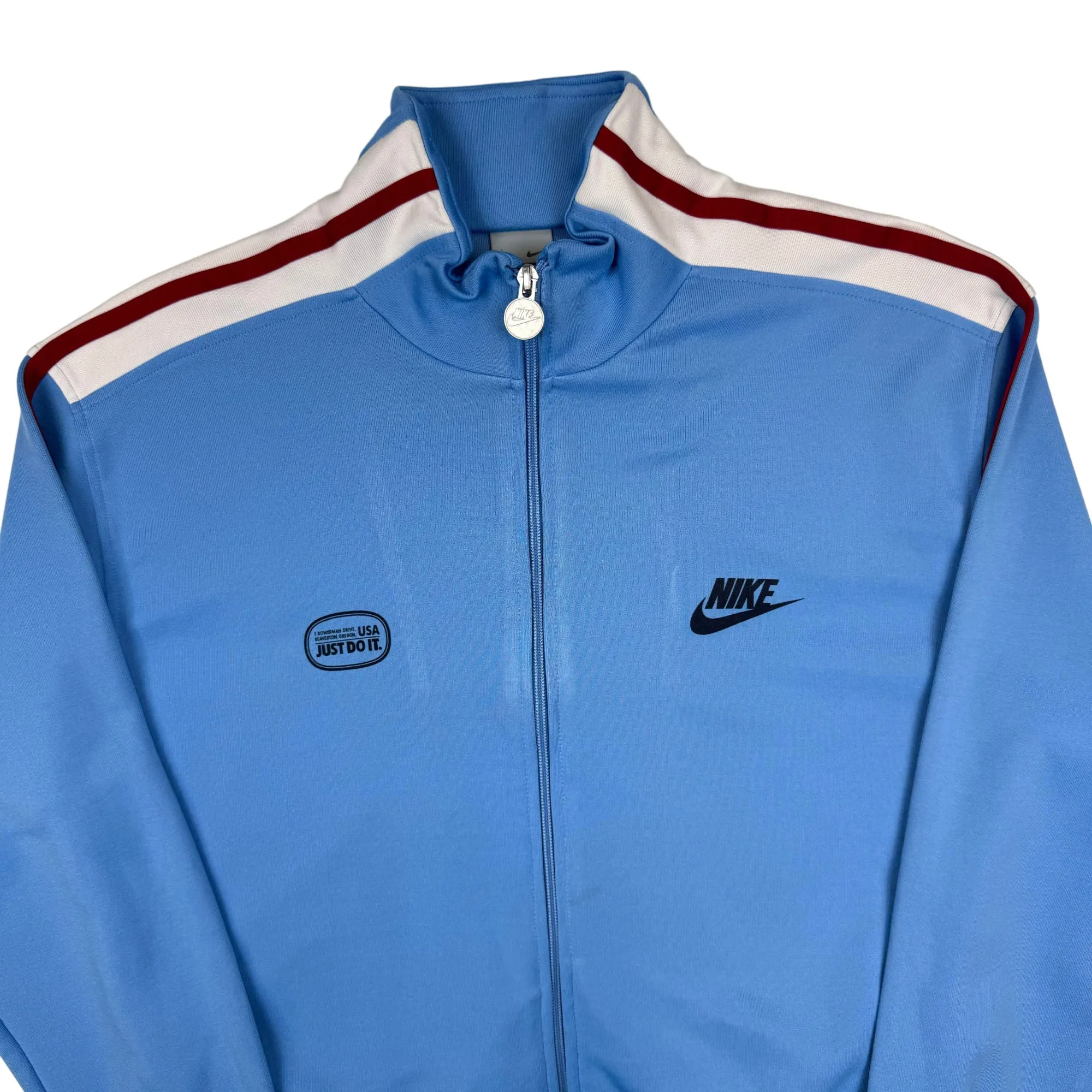 Vintage 00's Nike Just Do It Full-Zip Track Jacket Blue