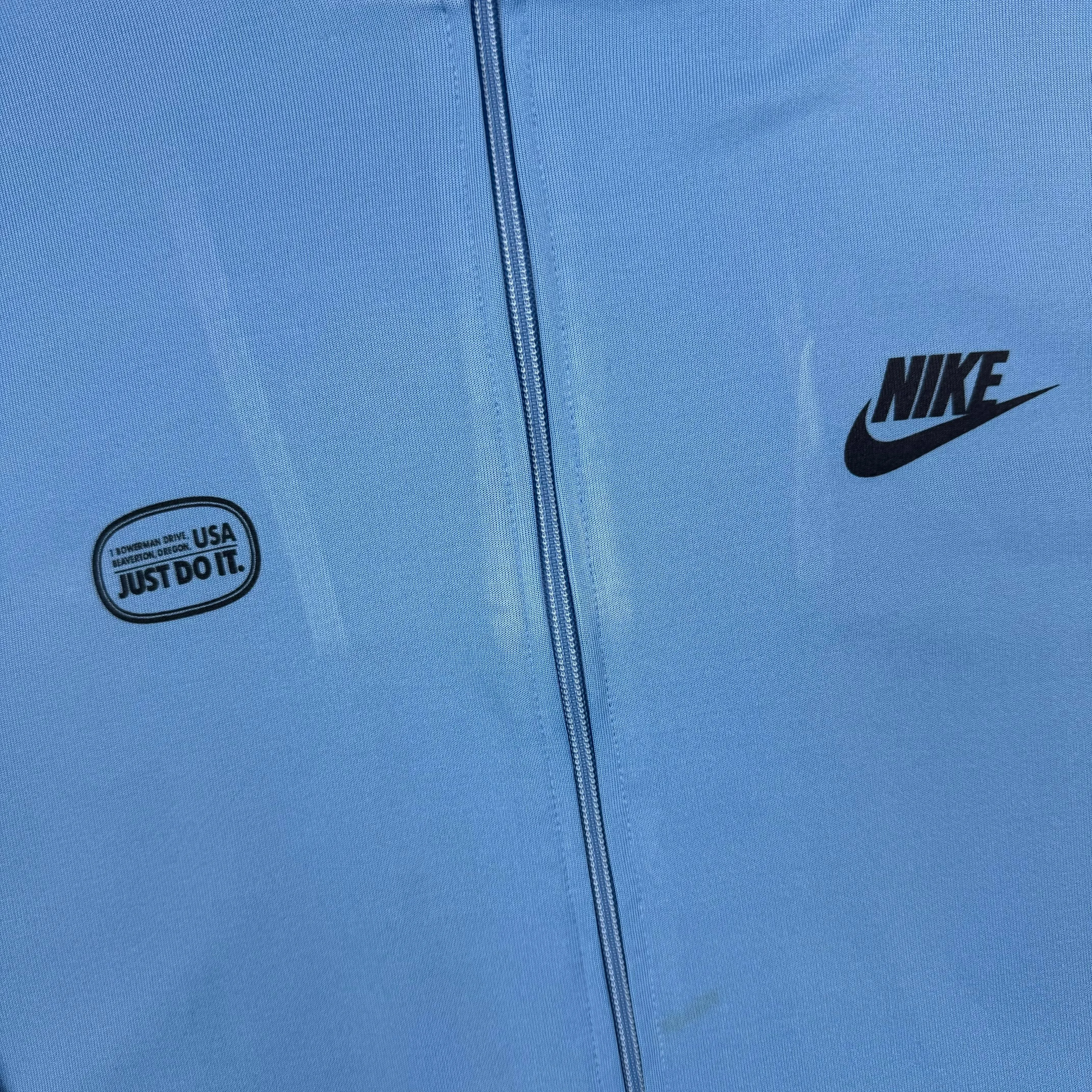 Vintage 00's Nike Just Do It Full-Zip Track Jacket Blue