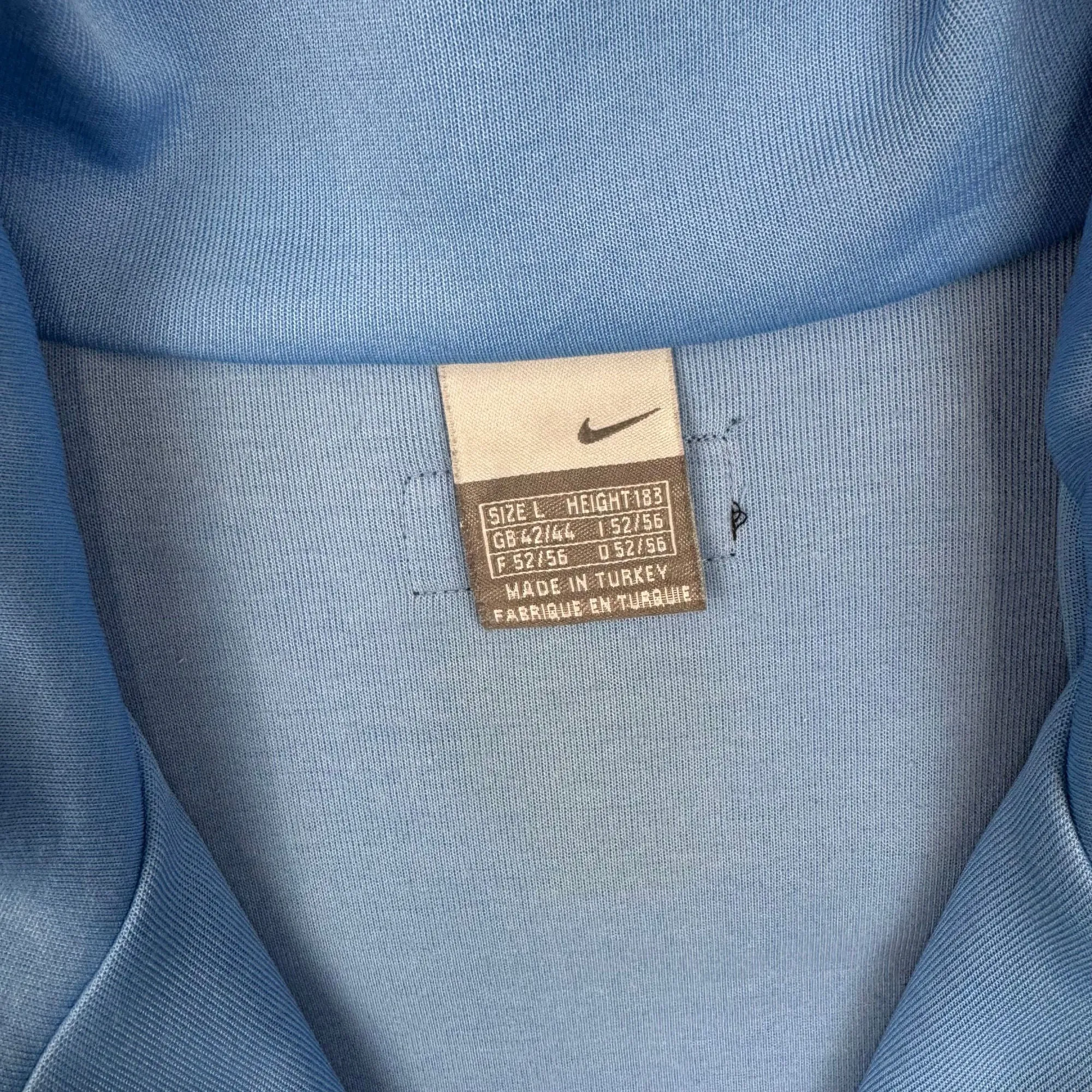 Vintage 00's Nike Just Do It Full-Zip Track Jacket Blue