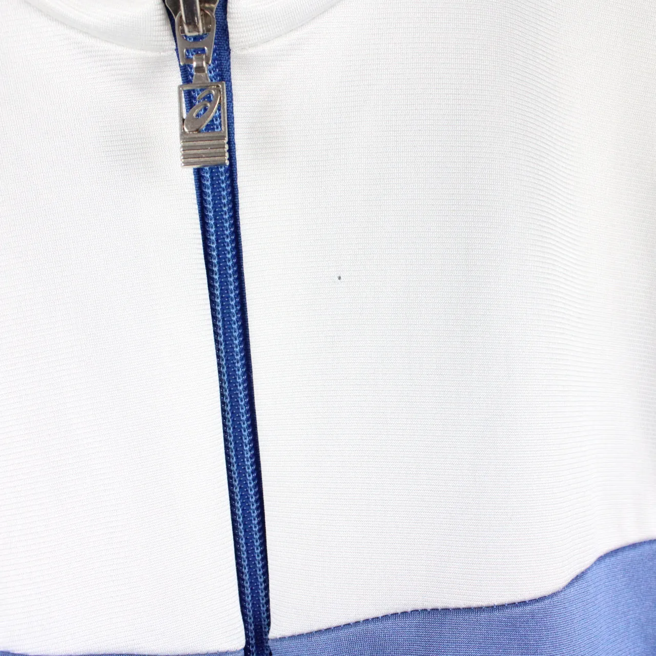 Vintage 90s ASICS Track Top Jacket Blue | Small