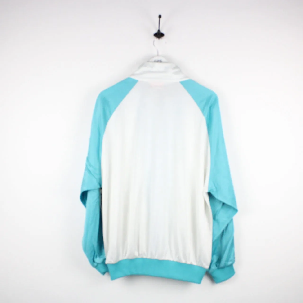 Vintage 90s ASICS Track Top White | Large