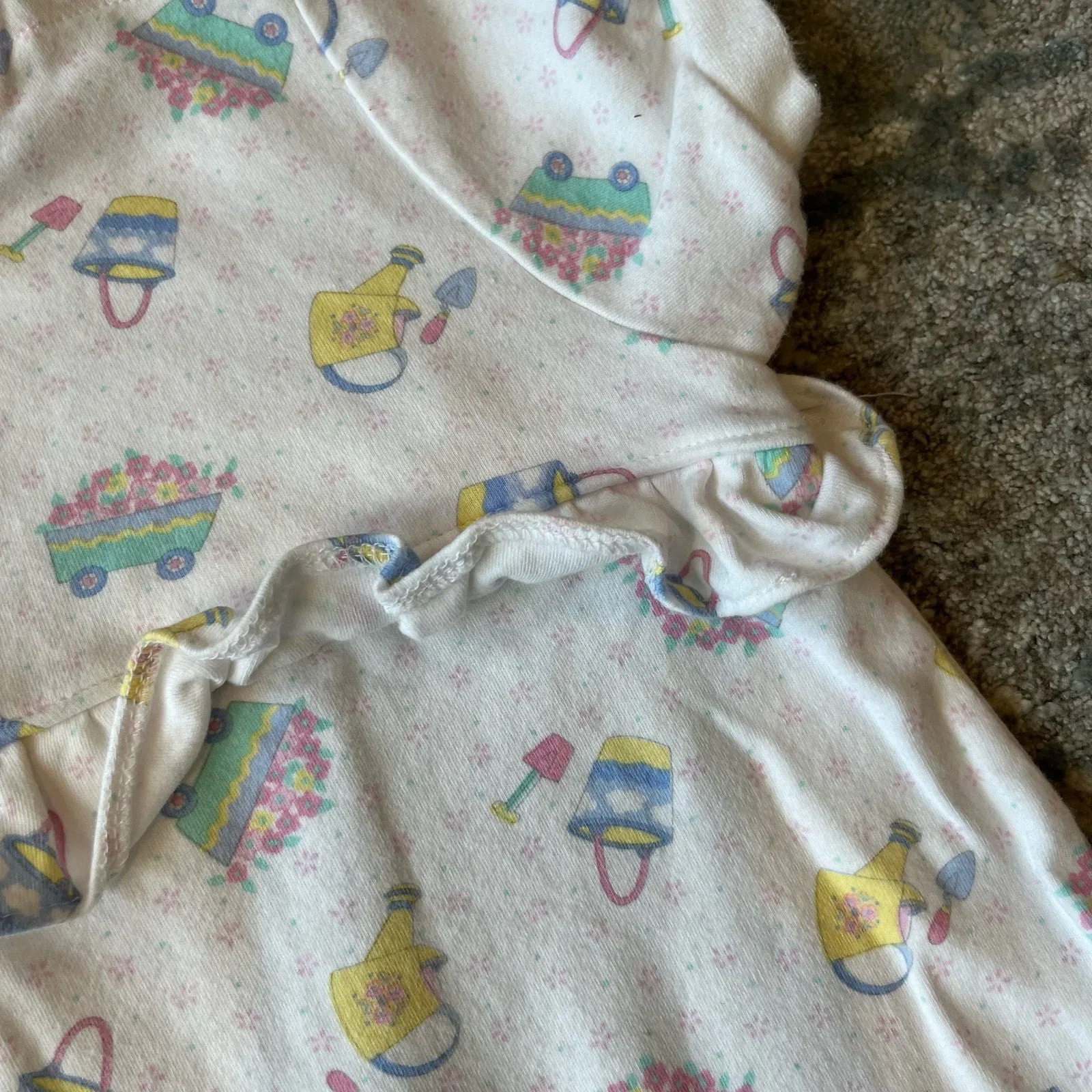 Vintage Good News Garden Beach Romper 24 Months