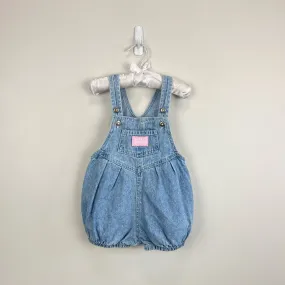 Vintage OshKosh B'gosh Blue Jean Bubble Romper 18 Months