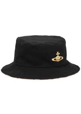 VIVIENNE WESTWOOD Black recycled cotton bucket hat -                         -                     -                