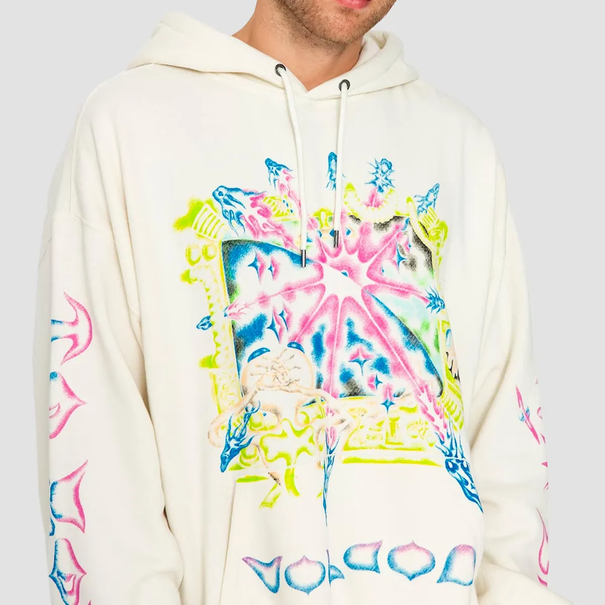 Volcom We'll Speak To You FA Sam Ryser Pullover Hoodie Off White