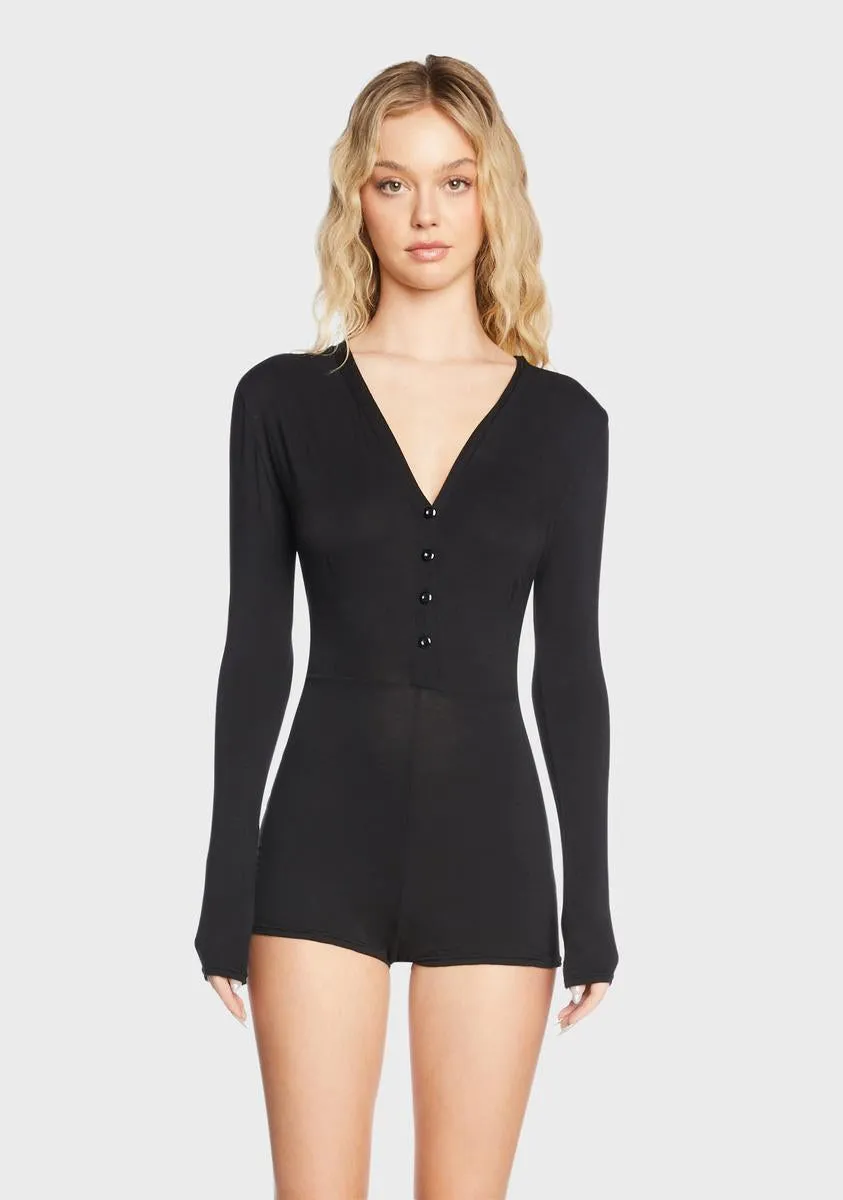 Wicked Wild Instincts Long Sleeve Romper-