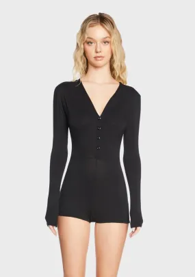 Wicked Wild Instincts Long Sleeve Romper-