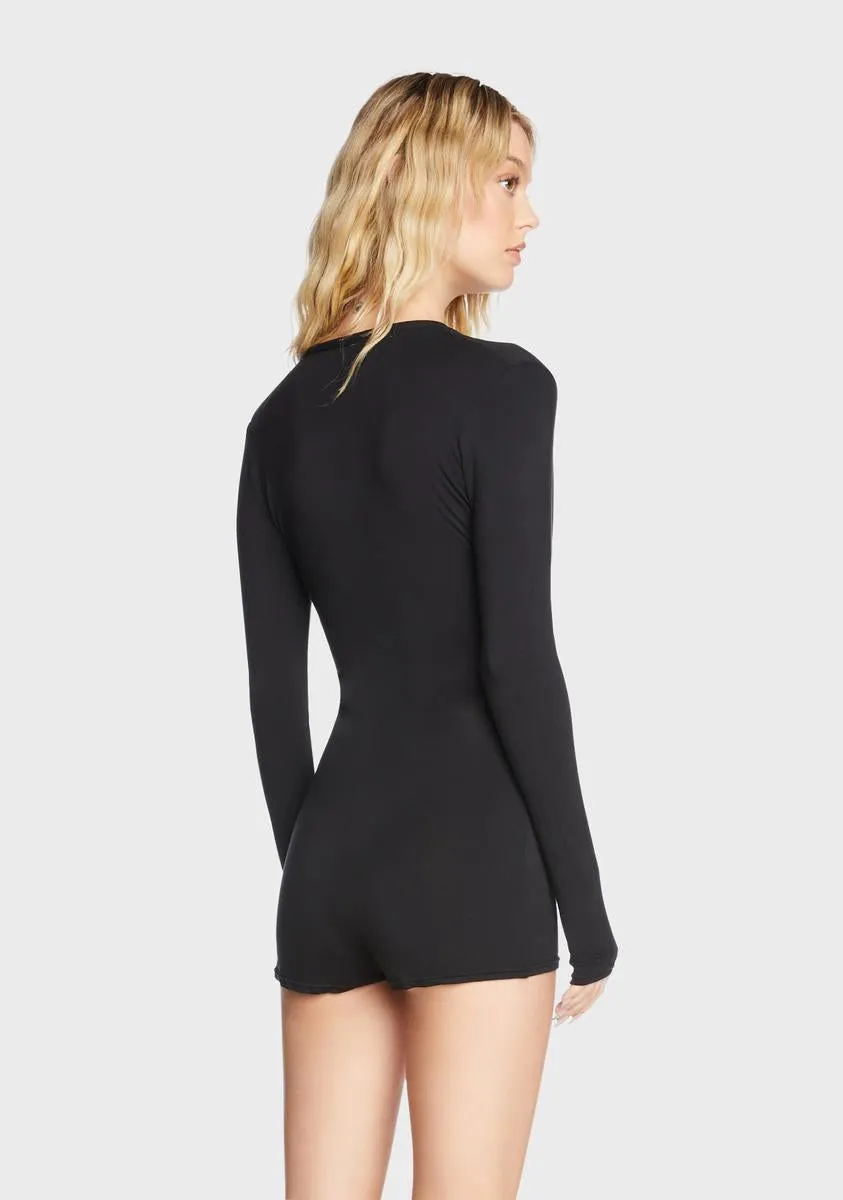 Wicked Wild Instincts Long Sleeve Romper-