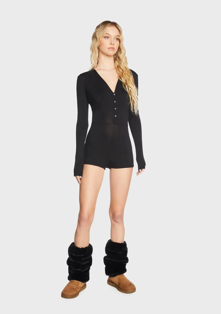 Wicked Wild Instincts Long Sleeve Romper-