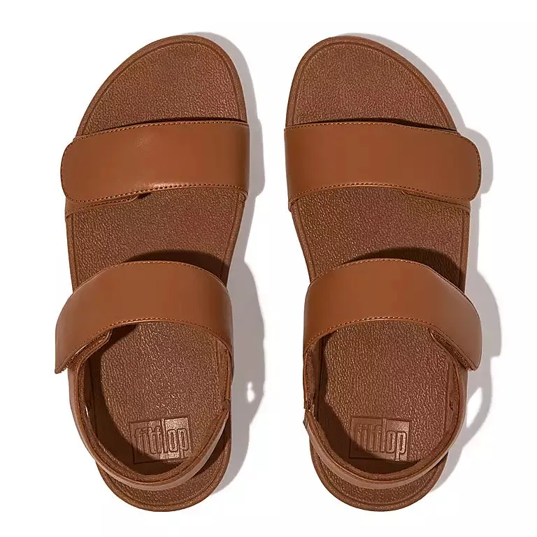 Women's Fitflop Lulu Adjustable Leather Sandals Color: Light Tan