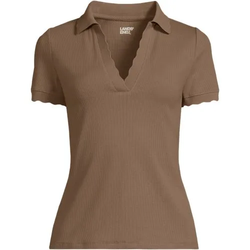 Women's Johnny Collar Polo Shirt