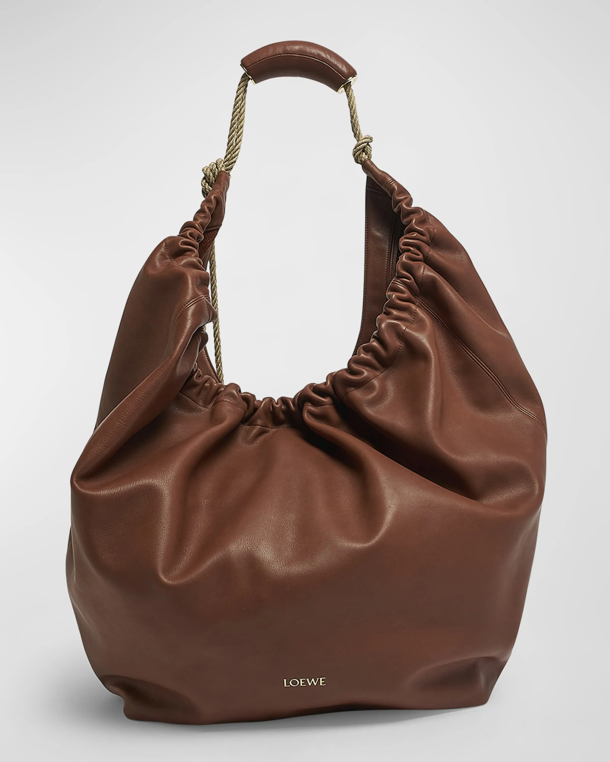 x Paula’s Ibiza Squeeze XL Shoulder Bag in Leather