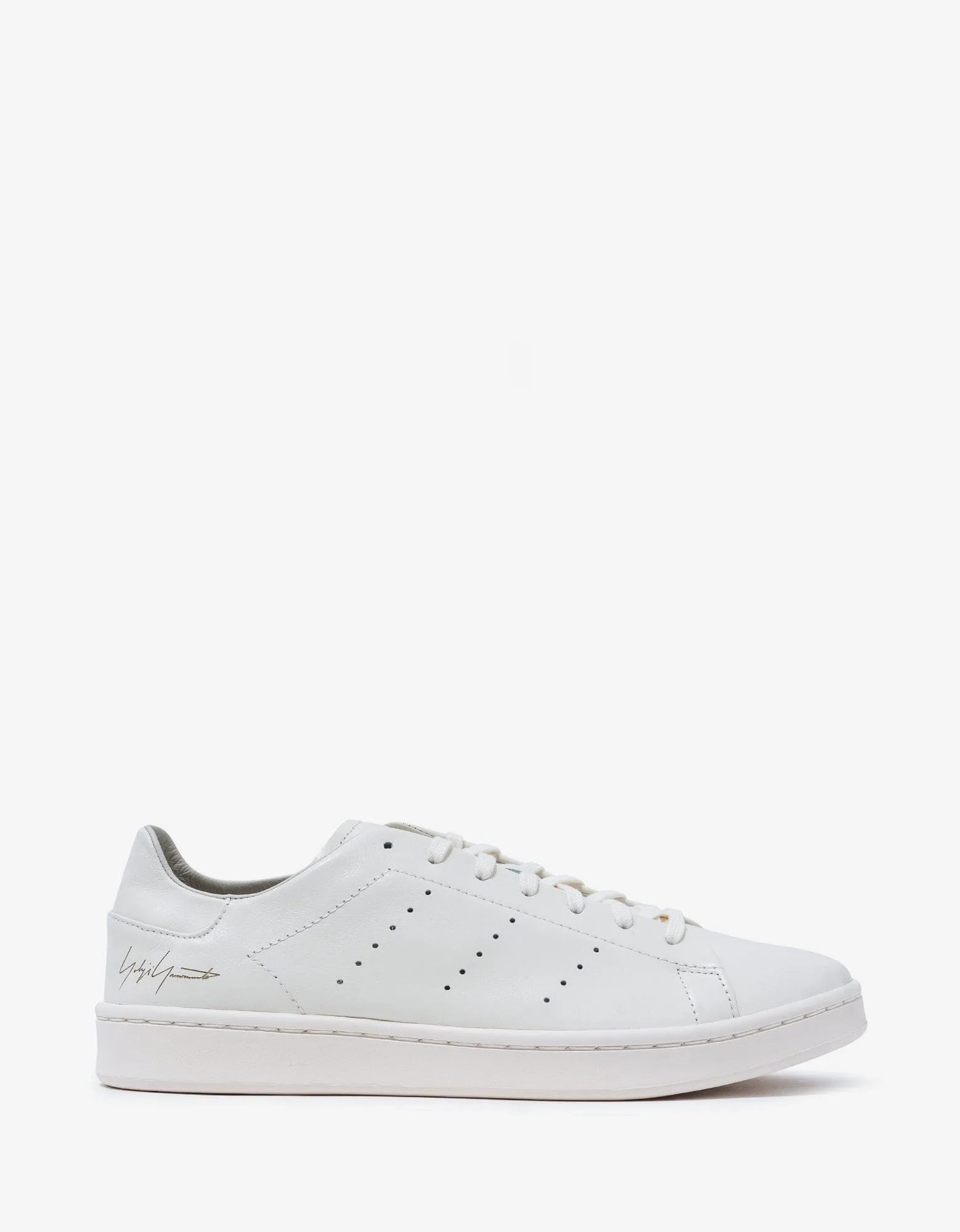 Y-3 White Leather Stan Smith Trainers