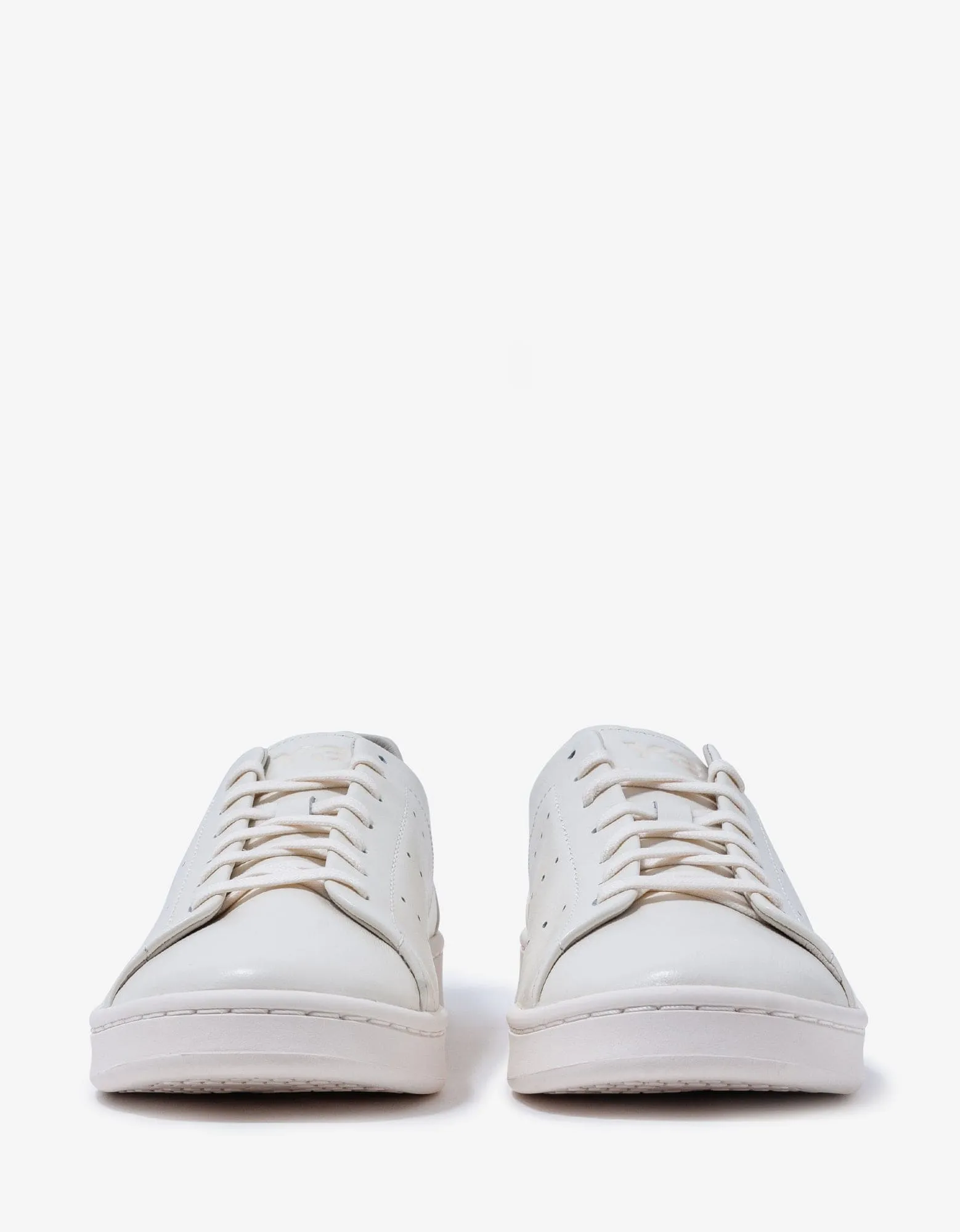 Y-3 White Leather Stan Smith Trainers